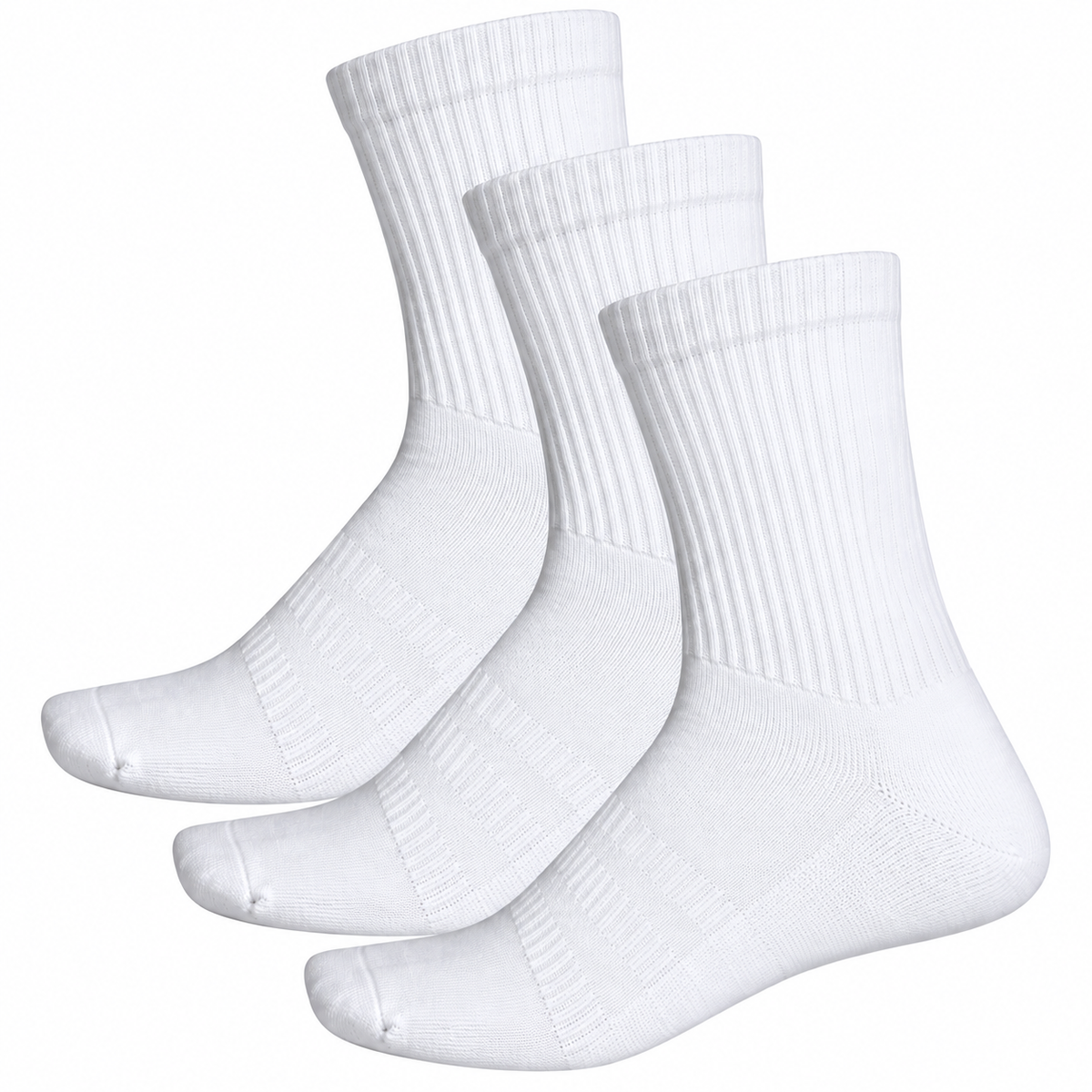 3-Pack Socks – White